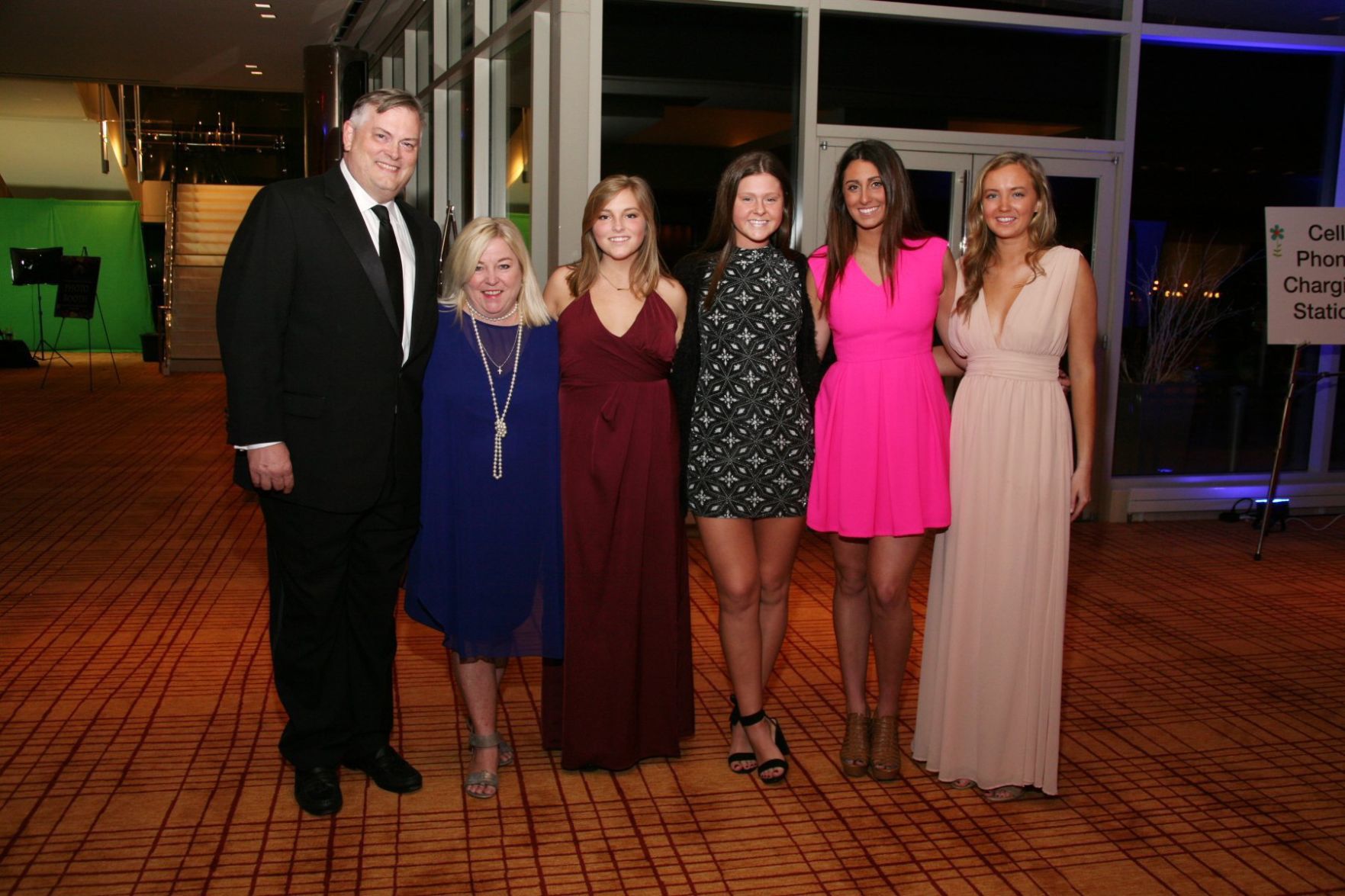 Chris and April Freund, Gracie Freund, Claudia Baer, Alex Shire, Nicole Hessler